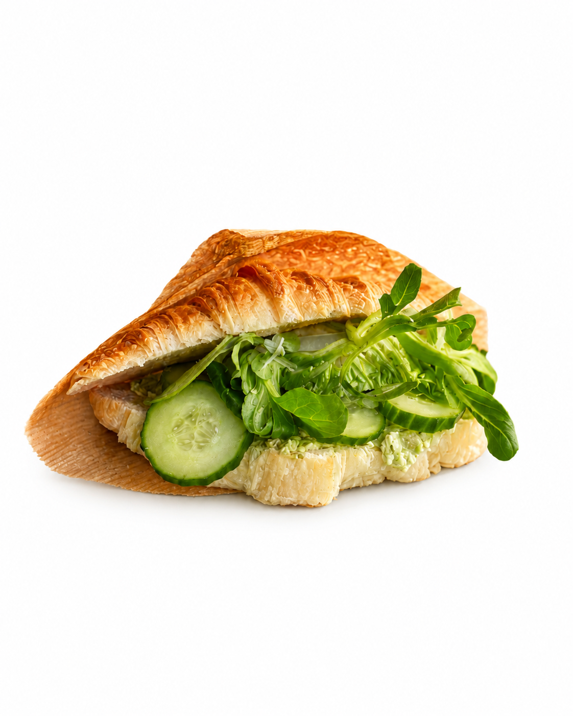 Croissant se zeleninou