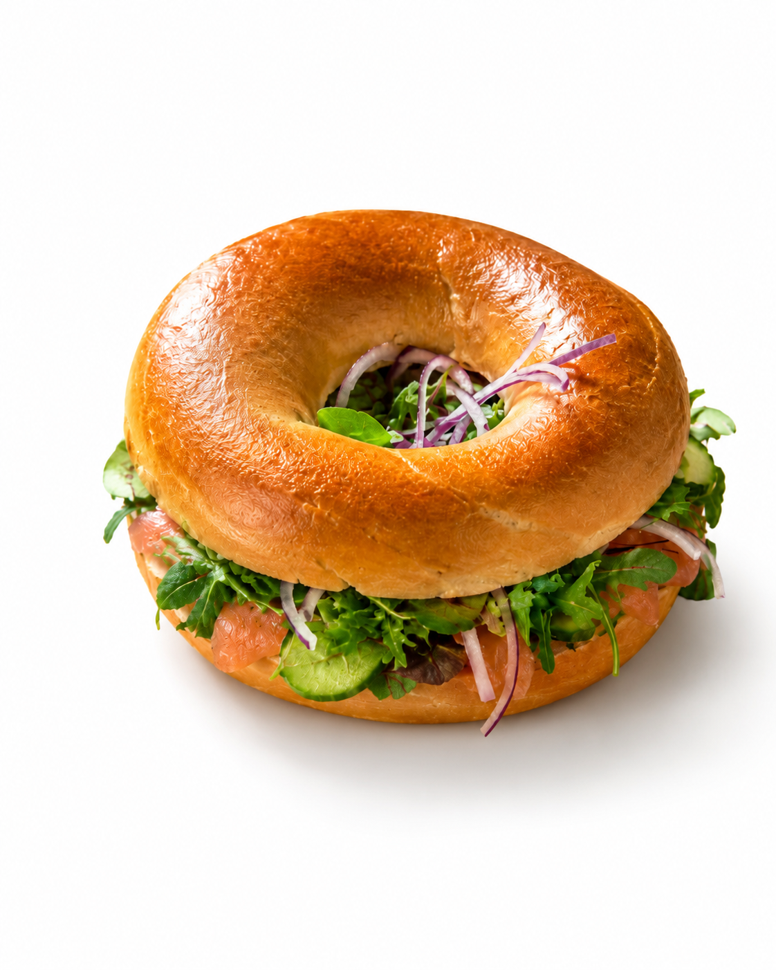 Bagel s lososem